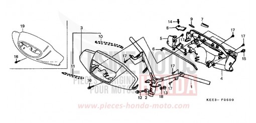 TUYAU DE GUIDON/REVETEMENT DE GUIDON SJ100V de 1997